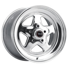 Load image into Gallery viewer, Weld ProStar 15x7 / 5x4.75 BP / 4.5in. BS Polished Wheel - Non-Beadlock - Back View