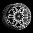 Load image into Gallery viewer, Weld Racing 17x10 Laguna 6 Drag Beadlock 6x139.7 ET25 BS6.48 Gloss BLK MIL DIA 106.1