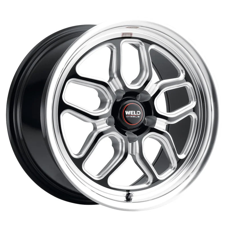 Weld Racing 17x10 Laguna Drag 5x112 ET40 BS7.1 Gloss BLK MIL DIA 78.1 - Main Product View