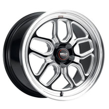 Load image into Gallery viewer, Weld Racing 17x10 Laguna Drag 5x112 ET40 BS7.1 Gloss BLK MIL DIA 78.1 - Main Product View