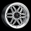 Load image into Gallery viewer, Weld Racing 17x5 Laguna 6 Drag 6x139.7 ET25 BS 2.00 Gloss BLK MIL DIA 106.1
