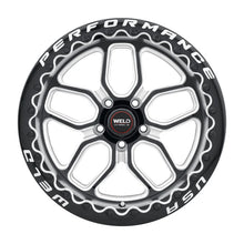 Load image into Gallery viewer, Weld Racing 18x12 Laguna Bead Lock 5x120 ET52 BS8.50 Gloss BLK MIL DIA 78.1 - Main Product View