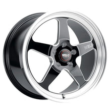 Load image into Gallery viewer, Weld S104 18x8 Ventura 5x114.3 ET00 BS4.50 Gloss BLK MIL DIA 78.1 - Detail View