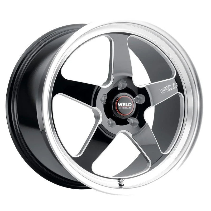 Weld S104 20x10.5 Ventura 5x120 ET38 BS7.25 Gloss BLK MIL DIA 72.56 - Detail View