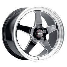 Load image into Gallery viewer, Weld S104 20x9.5 Ventura 5x135 ET13 BS5.75 Gloss BLK MIL DIA 87.1 - Side View
