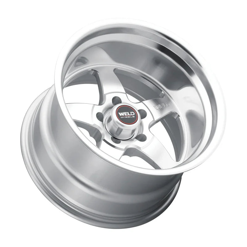 Weld S105 Ventura 20x9 / 5x115 BP / 20 Offset / 5.75 BS / 71.50 Bore - Gloss Silver MACH Wheel - Detail View