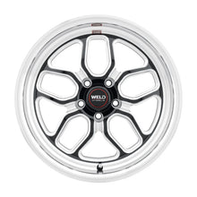 Load image into Gallery viewer, Weld S107 17X8 Laguna 5X114.3 ET00 BS4.50 Gloss Black MIL Dia 78.1 - Side View