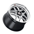 Load image into Gallery viewer, Weld S107 18X8 Laguna 5X114.3 ET29 BS5.6 Gloss Black MIL Dia 72.56 - Detail View