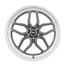 Load image into Gallery viewer, Weld S108 20X9 Laguna 5X114.3 ET29 BS6.125 Gloss Gun Diamond Lip 72.56 - Detail View