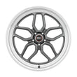 Load image into Gallery viewer, Weld S108 20X9 Laguna 5X115 ET20 BS5.75 Gloss Gun Diamond Lip 71.5 - Detail View