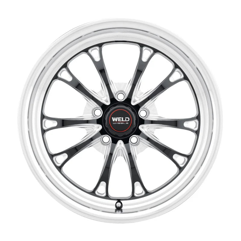 Weld S157 17X10 Belmont Drag 5X115 ET30 BS6.70 Gloss Black MIL Dia 78.1 - Main Product View