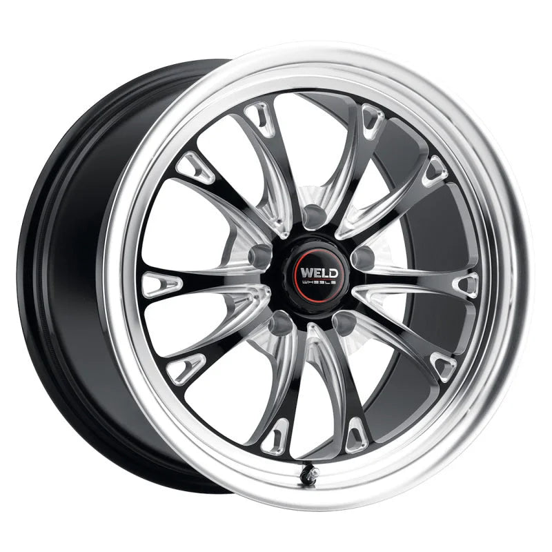 Weld S157 17X10 Belmont Drag 5X115 ET30 BS6.70 Gloss Black MIL Dia 78.1 - Detail View