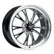 Load image into Gallery viewer, Weld S157 20X10.5 Belmont Drag 5X127 ET38 BS7.25 Gloss Black MIL Dia 71.5 - Side View