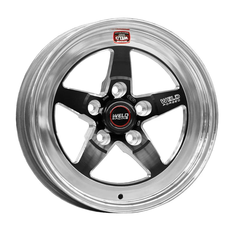 Weld S71 15x8.33 / 5x4.5 BP / 4.5in. BS Black Wheel (Medium Pad) - Non-Beadlock - Main Product View