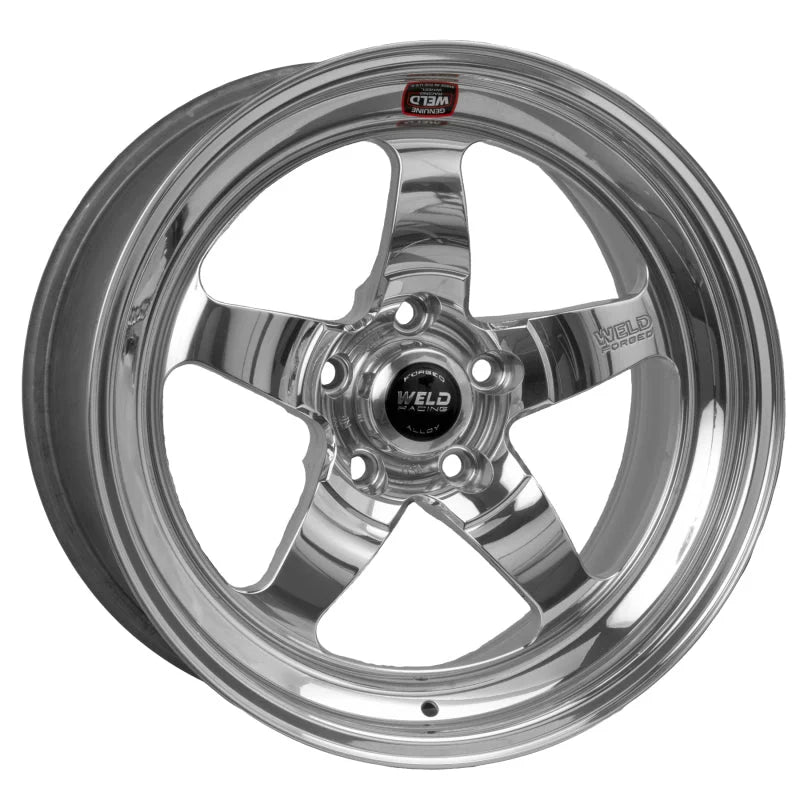 Weld S71 17x5 / 5x4.5 BP / 2.2in. BS Polished Wheel (High Pad) - Non-Beadlock - Main Product View