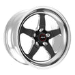 Load image into Gallery viewer, Weld S71 18x5 / 5x120mm BP / 2.1in. BS Black Wheel (High Pad) - Non-Beadlock - Side View