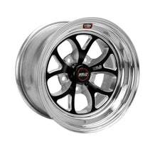 Load image into Gallery viewer, Weld S76 15x4 / 5x4.5 BP / 1.5in. BS Black Wheel (Medium Pad) - Non-Beadlock - Main Product View
