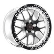 Load image into Gallery viewer, Weld S77 15x10.33 / 5x120mm BP / 7.5in. BS Black Wheel (Medium Pad) - Black Single Beadlock MT - Side View