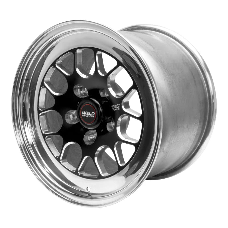Weld S77 15x8 / 5x4.5 BP / 6.5in. BS Black Wheel (Low Pad) - Non-Beadlock - Main Product View