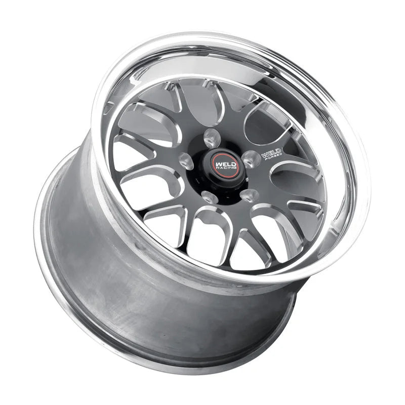 Weld S77 HD 20x9 / 5x135 BP / 5.5in. BS Black Wheel (Low Pad) - Non-Beadlock - Side View