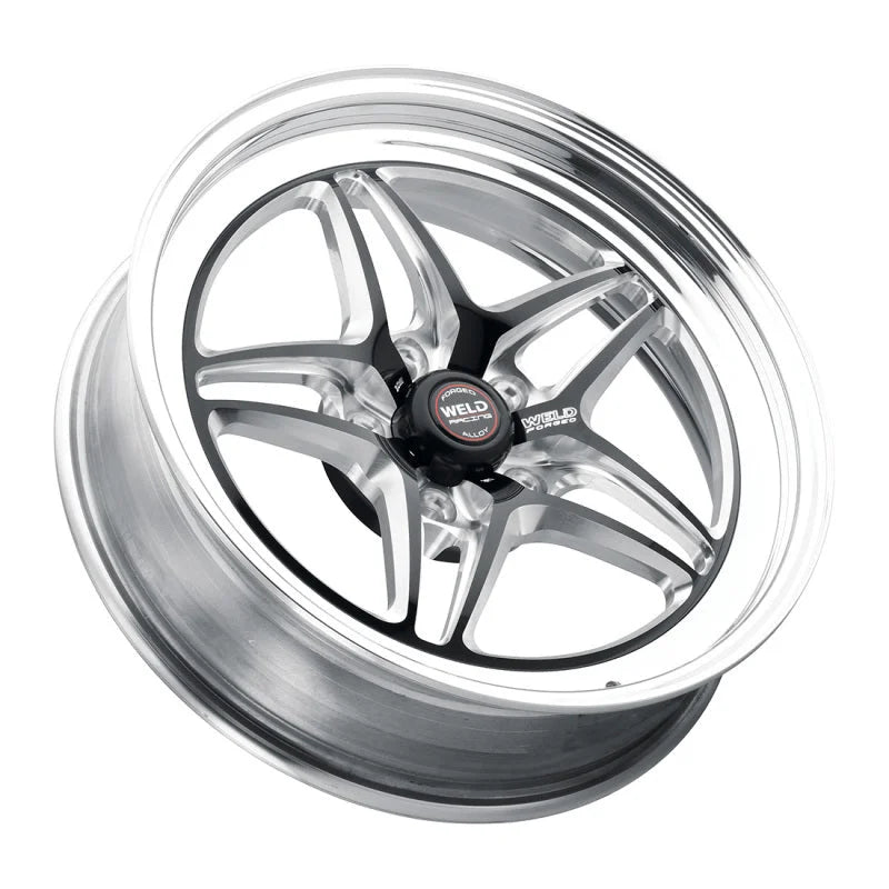 Weld S81 17x10 / 5x4.5 BP / 8.0in. BS (64mm Offset) Black Wheel (Low Pad) - Main Product View