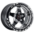 Load image into Gallery viewer, Weld S904 15x10 Ventura Beadlock 5x114.3 ET51 BS7.50 Gloss BLK MIL DIA 78.1 - Side View