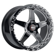 Load image into Gallery viewer, Weld S904 18x10 Ventura Beadlock 5x112 ET40 BS7.1 Gloss BLK MIL DIA 78.1 - Main Product View