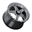 Load image into Gallery viewer, Weld S904 20x10.5 Ventura Beadlock 5x127 ET38 BS7.25 Gloss BLK MIL DIA 71.5 - Detail View
