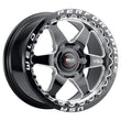 Load image into Gallery viewer, Weld S909 20x11 Ventura 6 Beadlock 6x127 ET36 BS7.375 Gloss BLK MIL DIA 78.1 - Detail View