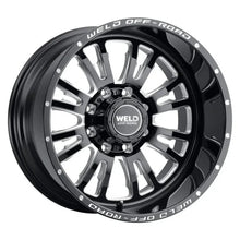 Load image into Gallery viewer, Weld Slingblade 20x9/8x165.1 BP/0 Offset/ 5 BS/125.1 Bore Gloss Black MIL