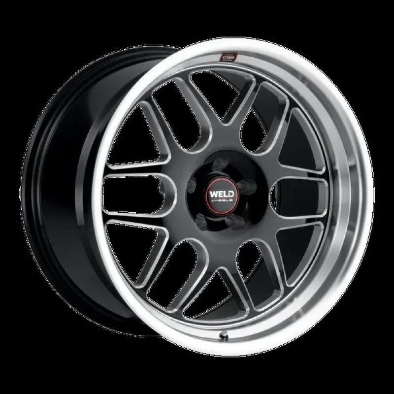 Weld Solana 18x9.5 / 5x114.3 BP / ET0 / 78.1mm Bore - Gloss Black MIL DIA Wheel