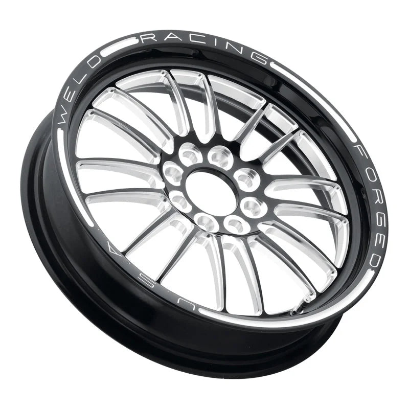 Weld Tuner Import 15x3.5 / 4x100mm BP / 2.25in. BS 1-Piece Black Wheel - Main Product View