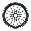 Load image into Gallery viewer, Weld Tuner Import 15x3.5 / 4x100mm BP / 2.25in. BS 1-Piece Black Wheel - Side View