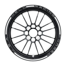 Load image into Gallery viewer, Weld Tuner Import 15x3.5 / 4x100mm BP / 2.25in. BS 1-Piece Black Wheel - Side View
