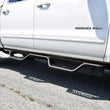 Load image into Gallery viewer, Westin 04-13 Chevrolet Silverado Outlaw Drop Nerf Step Bar - Textured Black - Back View