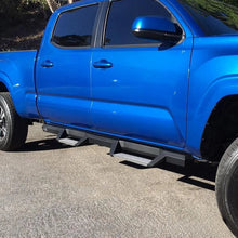 Load image into Gallery viewer, Westin 05-20 Toyota Tacoma Double Cab HDX Stainless Drop Nerf Step Bars - Textured Black - Back View