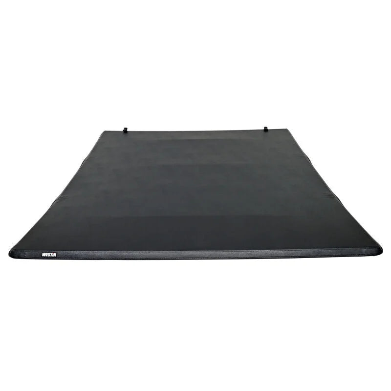 Westin 05-21 Nissan Frontier/09-12 Suzuki Equator 5ft. Bed Soft Tri-Fold Tonneau Cover - Black - Main Product View