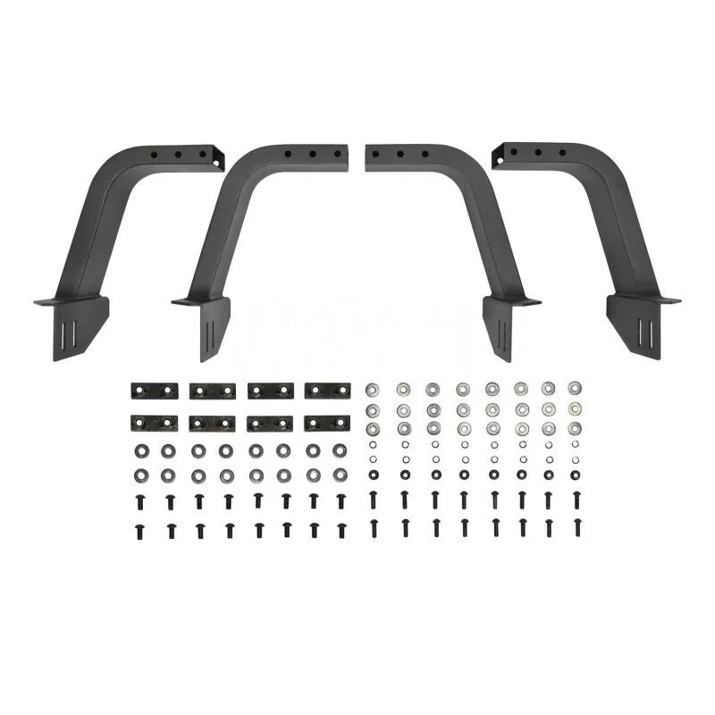 Westin 05-21 Toyota Tacoma Overland Cargo Rack Base - Textured Black - Main Product View