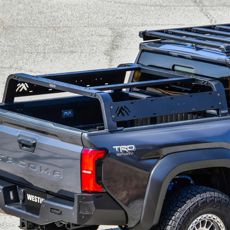 Westin 05-21 Toyota Tacoma Overland Cargo Rack Base - Textured Black - Additional View 5