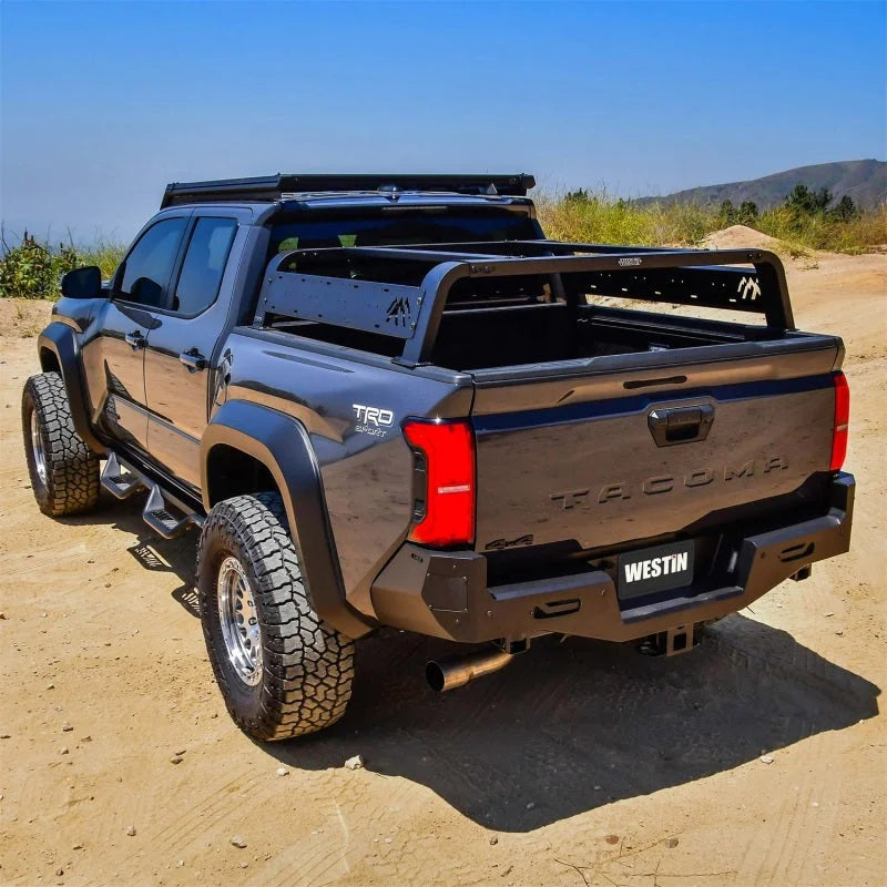 Westin 05-21 Toyota Tacoma Overland Cargo Rack Base - Textured Black - Additional View 7