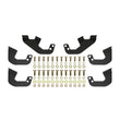 Load image into Gallery viewer, Westin 05-22 Toyota Tacoma Double Cab Outlaw Drop Nerf Step Bars - Black - Side View