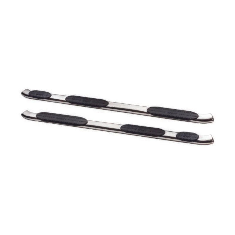 Westin 07-13 Chevy Silv 1500 Extnd Cab (8 ft Bed) PRO TRAXX 5 WTW Oval Nerf Step Bars - SS - Main Product View
