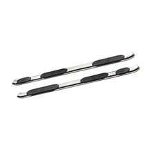 Load image into Gallery viewer, Westin 07-13 Chevy Silv 1500 Extnd Cab (8 ft Bed) PRO TRAXX 5 WTW Oval Nerf Step Bars - SS - Side View