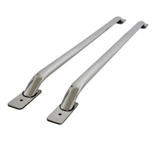 Load image into Gallery viewer, Westin 07-13 Chevy/GMC/Dodge/Ram/Ford/Toyota Silv/Sierra (5.5 ft Bed) Platinum Oval Bed Rails - SS - Side View