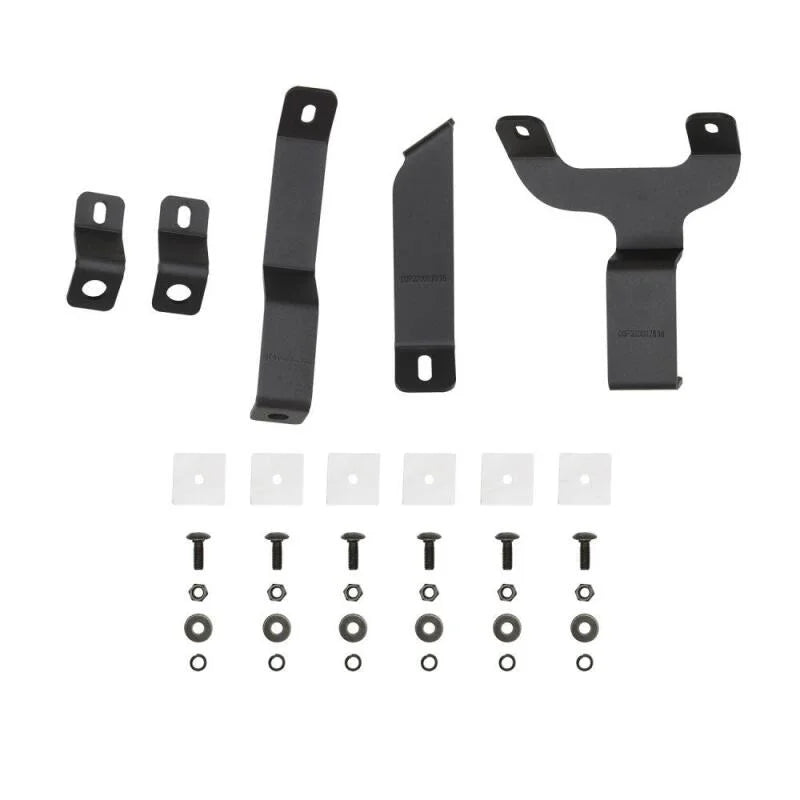 Westin 07-17 Jeep Wrangler Unlimited Gas Tank Skid Plate - Textured Black - Back View