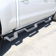 Load image into Gallery viewer, Westin 07-18 Chevrolet Silverado 1500 CC 5.5ft Bed HDX Drop W2W Nerf Step Bars - Tex. Blk - Side View