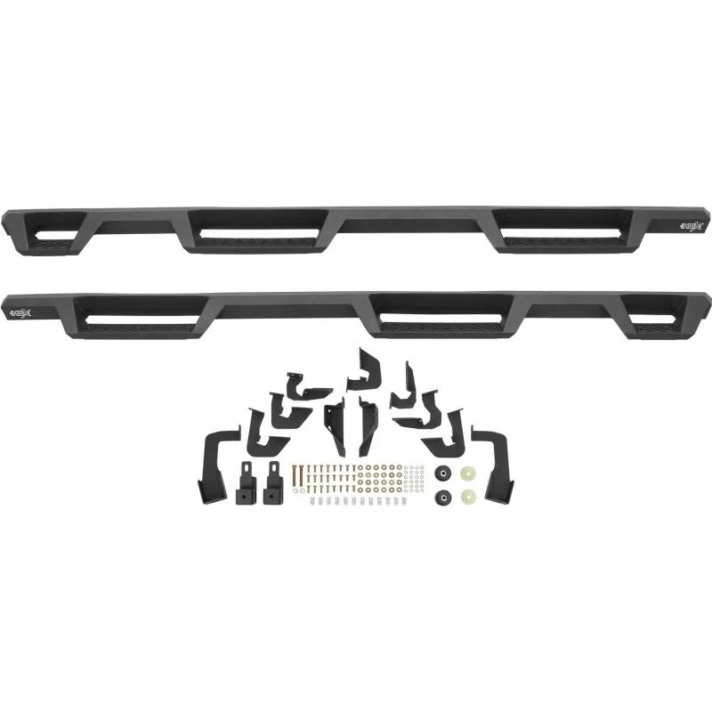 Westin 07-18 Chevrolet Silverado 1500 CC 5.5ft Bed HDX Drop W2W Nerf Step Bars - Tex. Blk - Additional View 5