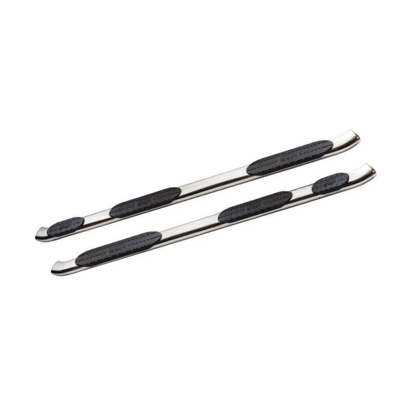 Westin 07-18 Chevy Silv 1500 Crew (5.5ft) Excl 2007 Classic PRO TRAXX 5 WTW Oval Nerf Step Bars - SS - Side View