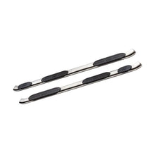Load image into Gallery viewer, Westin 07-18 Chevy Silv 25/3500 Crew(6.5ft) &amp; Dually(8 ft) PRO TRAXX 5 WTW Oval Nerf Step Bars - SS - Side View