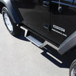 Load image into Gallery viewer, Westin 07-18 Jeep Wrangler JK 2dr. HDX Stainless Drop Nerf Step Bars - Tex. Blk - Side View